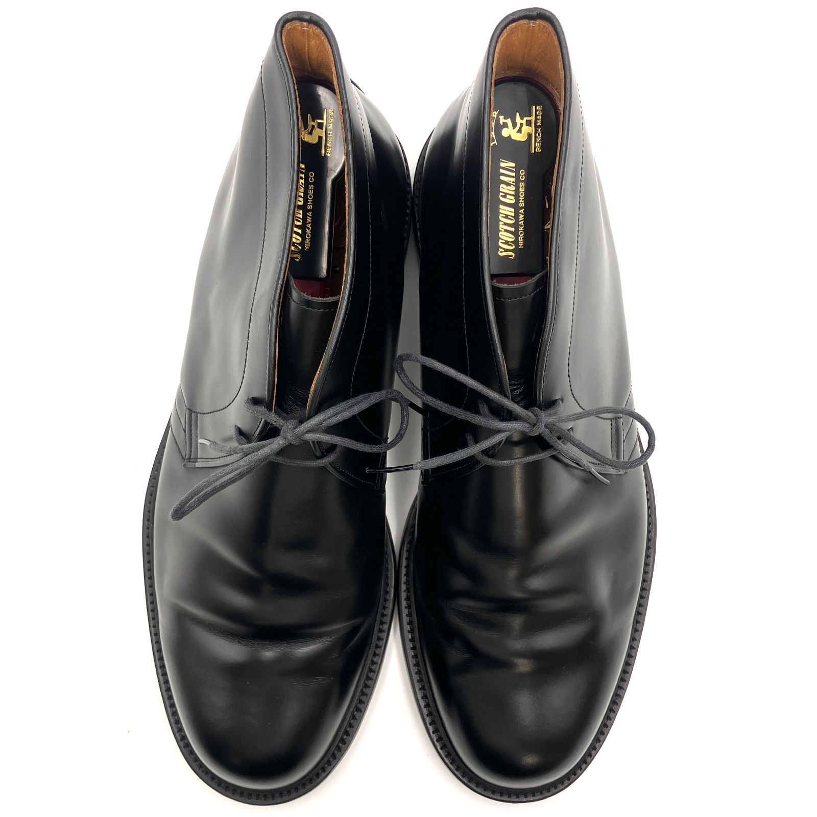 ✨美品✨スコッチグレイン チャッカブーツ【25】F-160 ブラック 日本製 ✨美品✨スコッチグレイン チャッカブーツ【25】F-160 ブラック 日本製