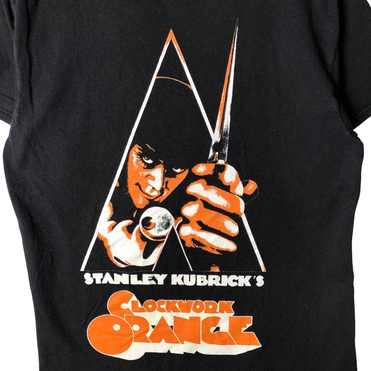 時計仕掛けのオレンジTシャツ XL 黒 A Clockwork Orange(時計仕掛けのオレンジ)Tシャツ XL 黒 時計じかけの