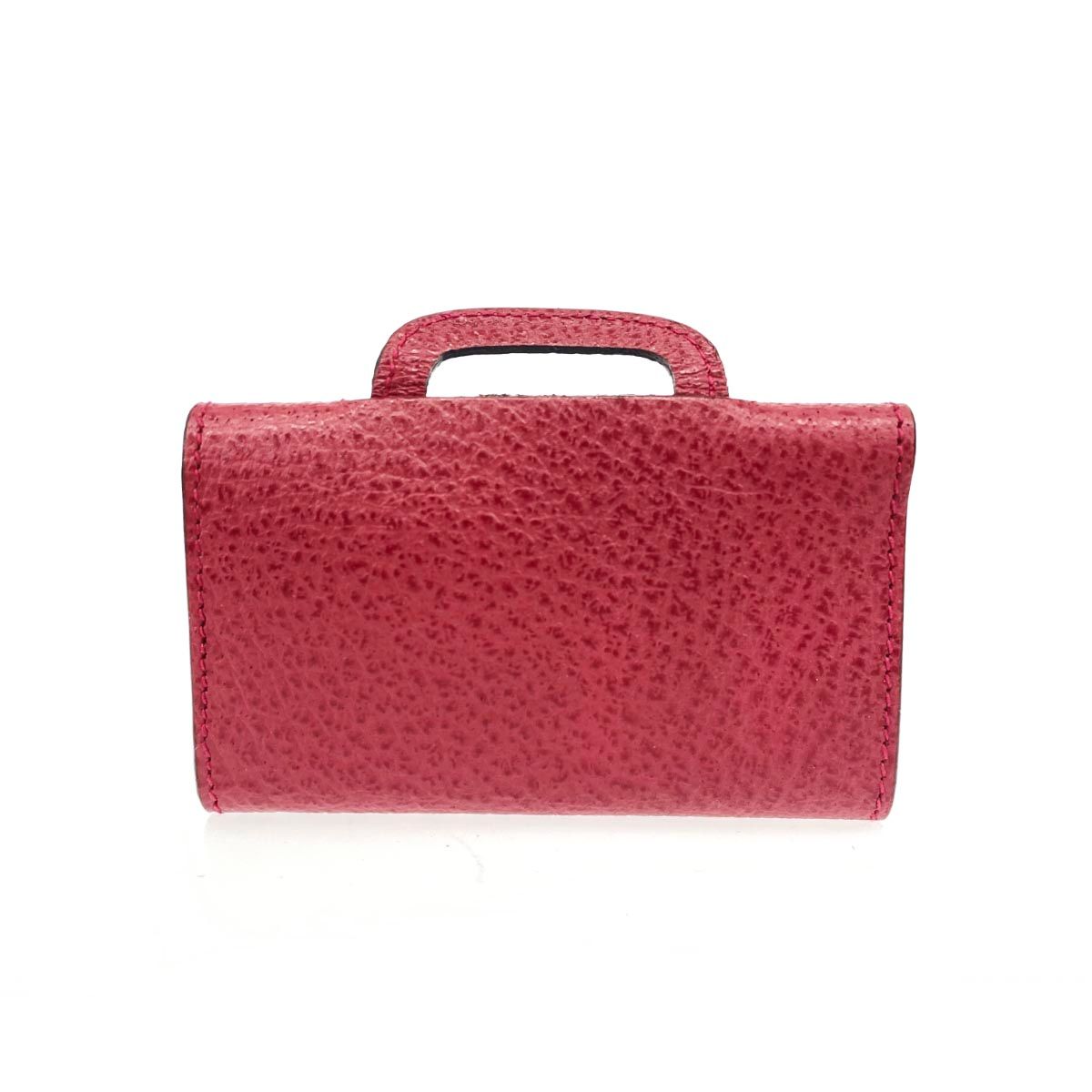 GUCCI グッチ 裁縫ポーチ/ソーイングセット  ピッグレザー    レッド レディース / 240001157321 GUCCI - GUCCI グッチ 裁縫ポーチ/ソーイングセット ピッグレザー