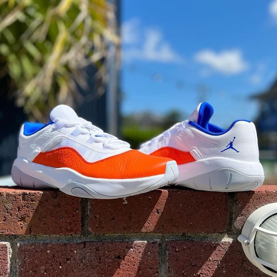 AIR JORDAN 11 CMFT LOW 'NEW YORK KNICKS' エア ジョーダン 11 コンフォート ローカット 【MEN'S】  white/safety orange-hyper royal CW0784-108 - メルカリ