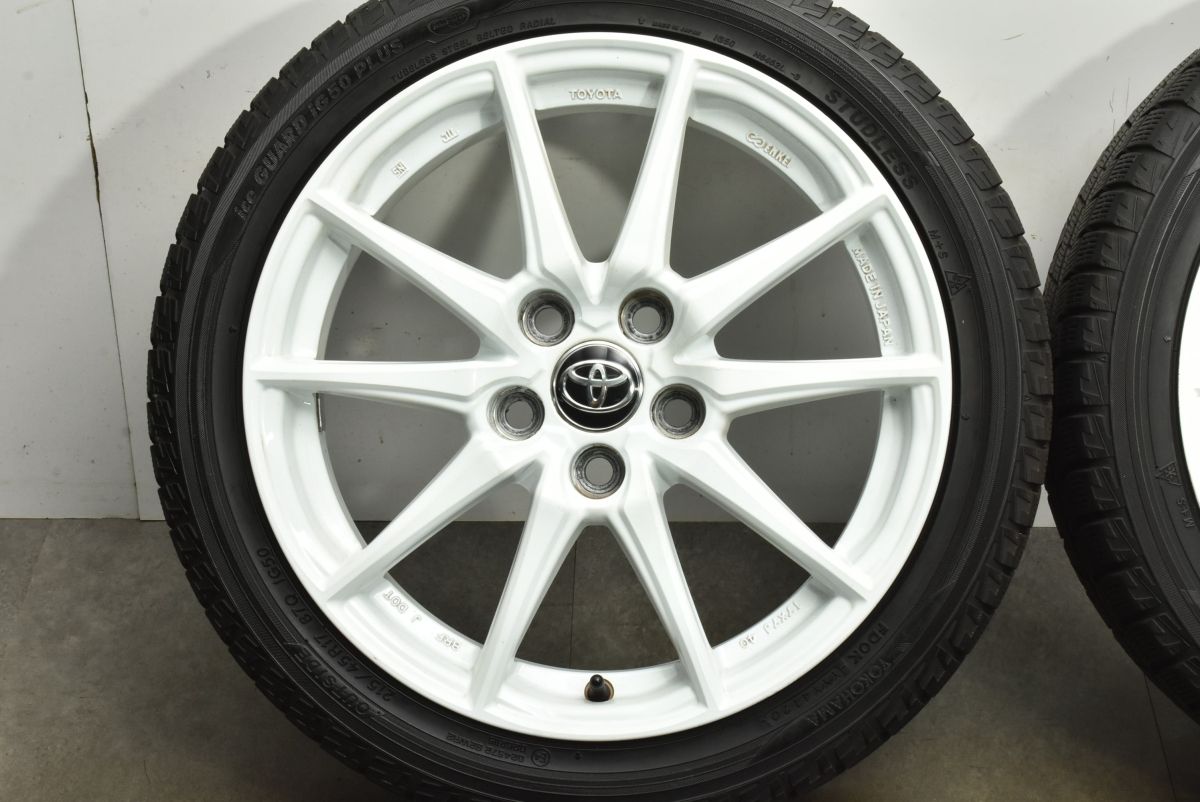 アジャイルな カスタムペイント トヨタ GRヤリス 純正 17in 7J 40 PCD114.3 ヨコハマ アイスガード iG50プラス 215 45R17 交換用 ENKEI 温かい