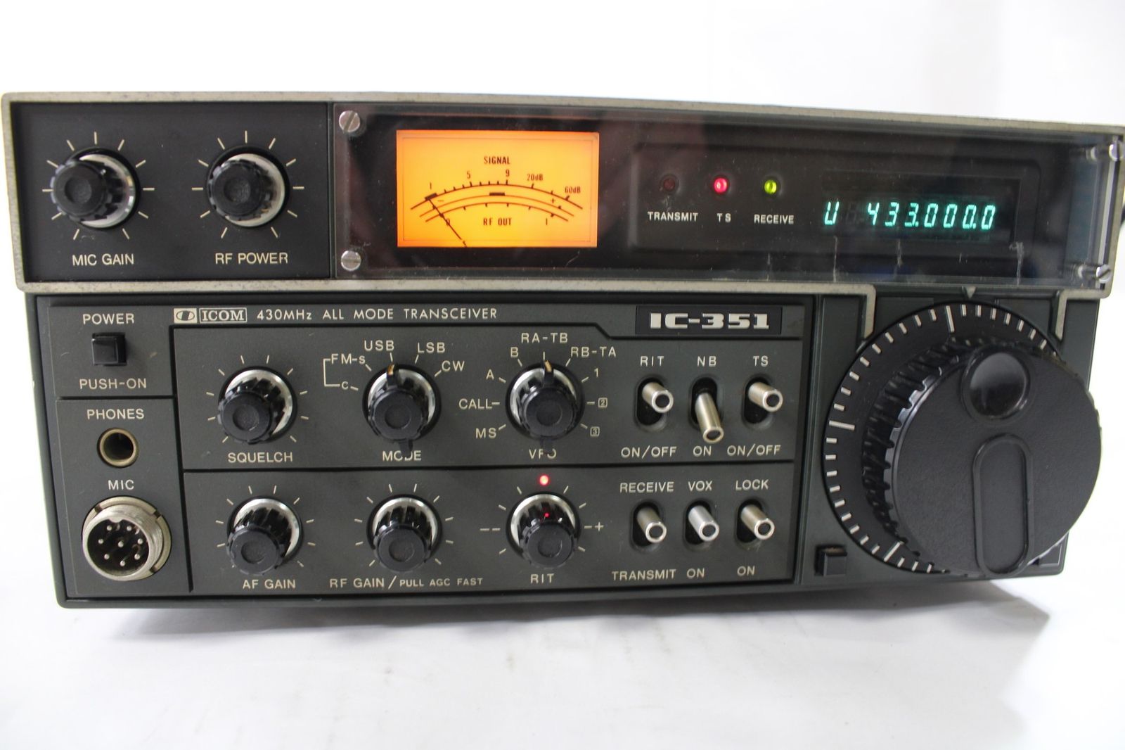 アイコム　アマチュア無線機　IC-351 現状品 アイコム IC-351 オールモード UHFトランシーバー