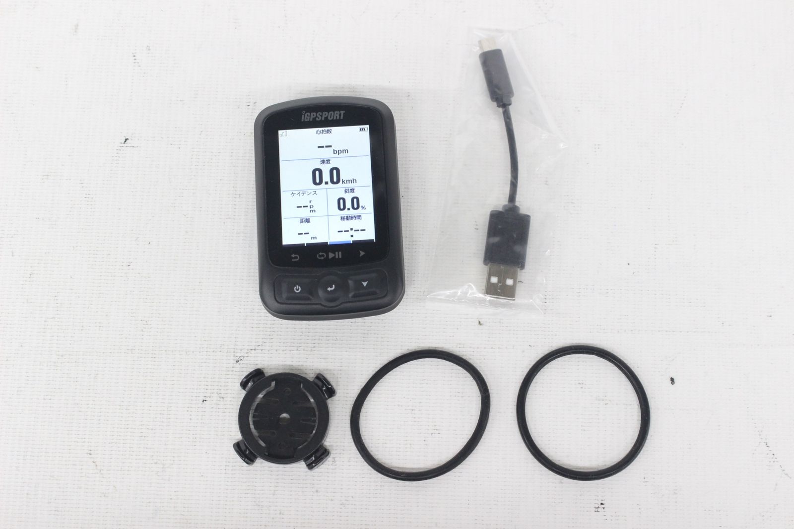 中古 GPSサイクルコンピューター iGPSPORT iGS620 新品)iGPSPORT(アイジーピースポーツ) iGS620 ブラック GPS