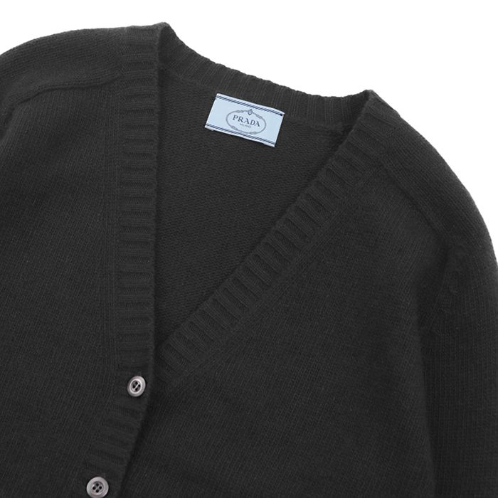 イタリア製 PRADA カシミア Vネック ニット / プラダ ハイゲージ