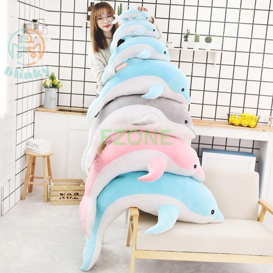 ぬいぐるみ 特大 イルカぬいぐるみ ぬいぐるみ 横向き寝 イルカ お正月 イルカのぬいぐるみ 添い寝枕 柔らか お誕生日プレゼント 店飾り 置物 大きい 大きい