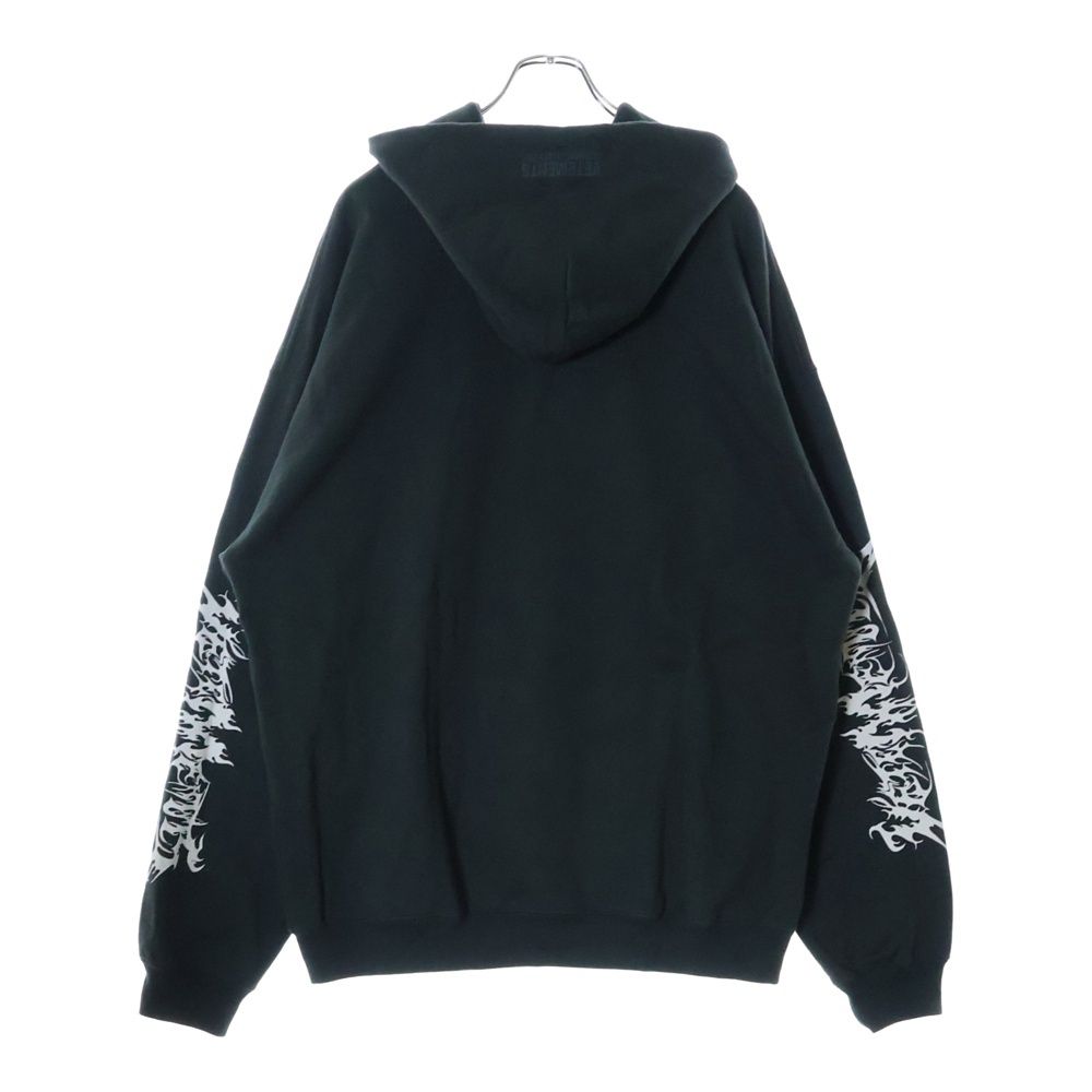 VETEMENTS ヴェトモン メタルパッチフーディ ブラック VETEMENTS ヴェトモン メタルパッチフーディ ブラック