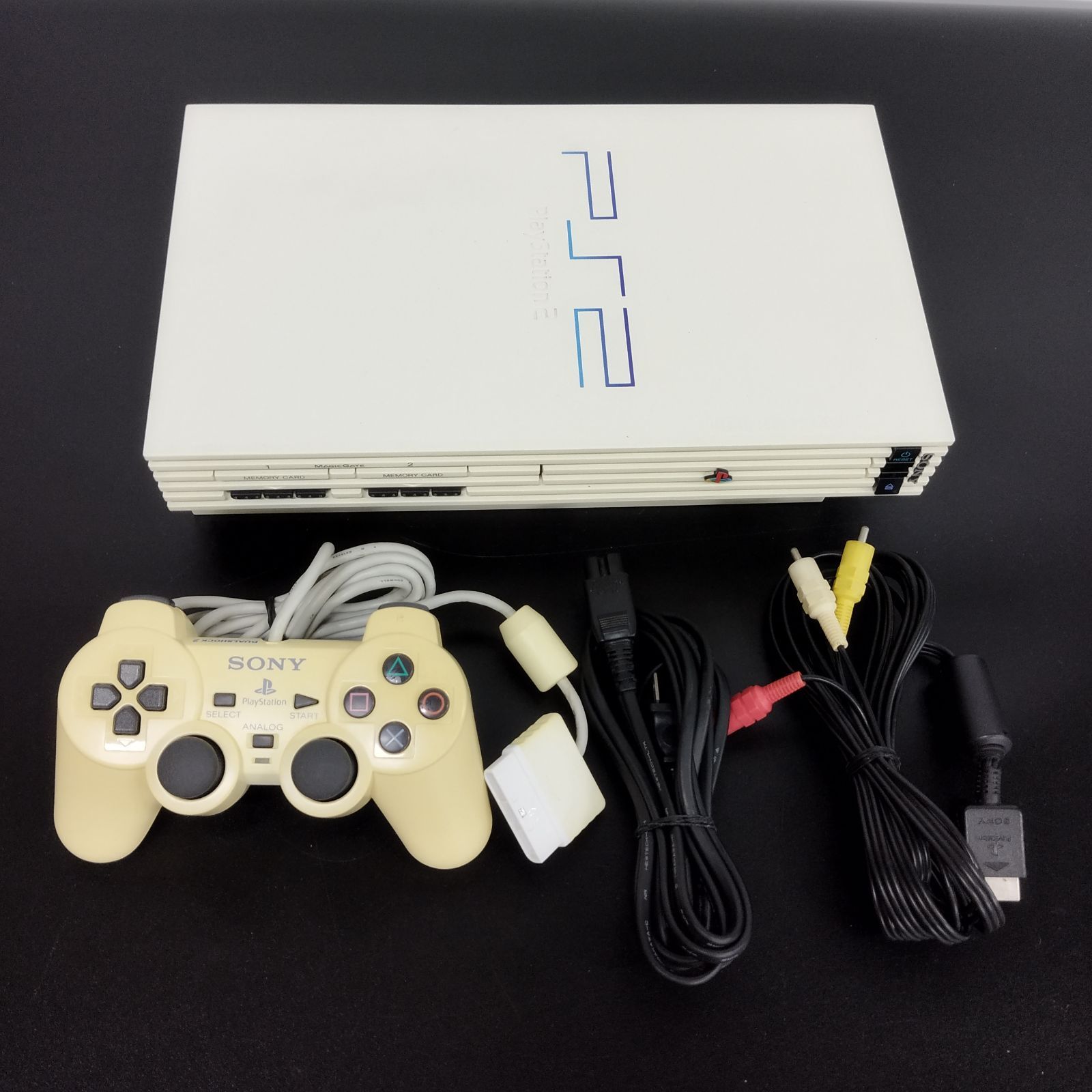 プレステ2 s14098】プレイステーション2 SCPH-55000 セラミックホワイト