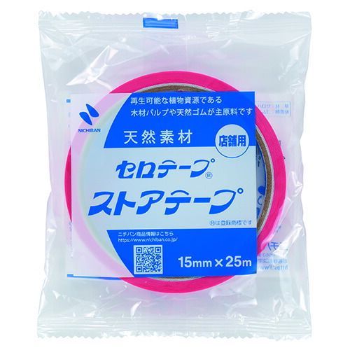 (まとめ）#ニチバン 粘着テープ セロテープ?ストアテープ 15mm×25m 花 ST-H 【×30セット】