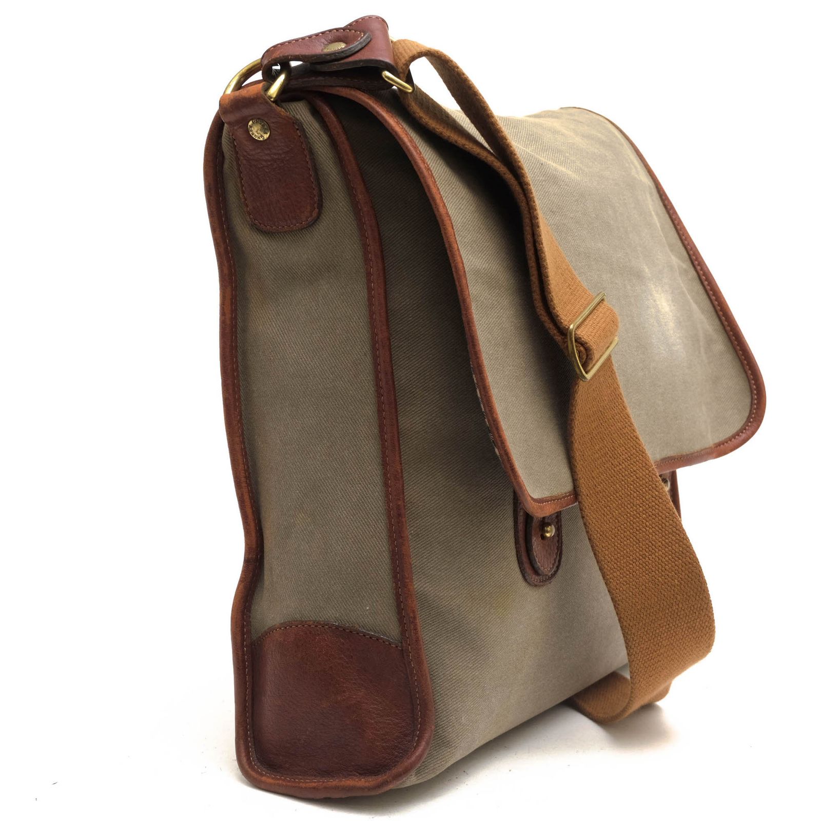 Ghurka キャンバス レザー ショルダーバッグ　グルカ GHURKA(グルカ) N.58 Campus Leather Shoulder Bag キャンパス