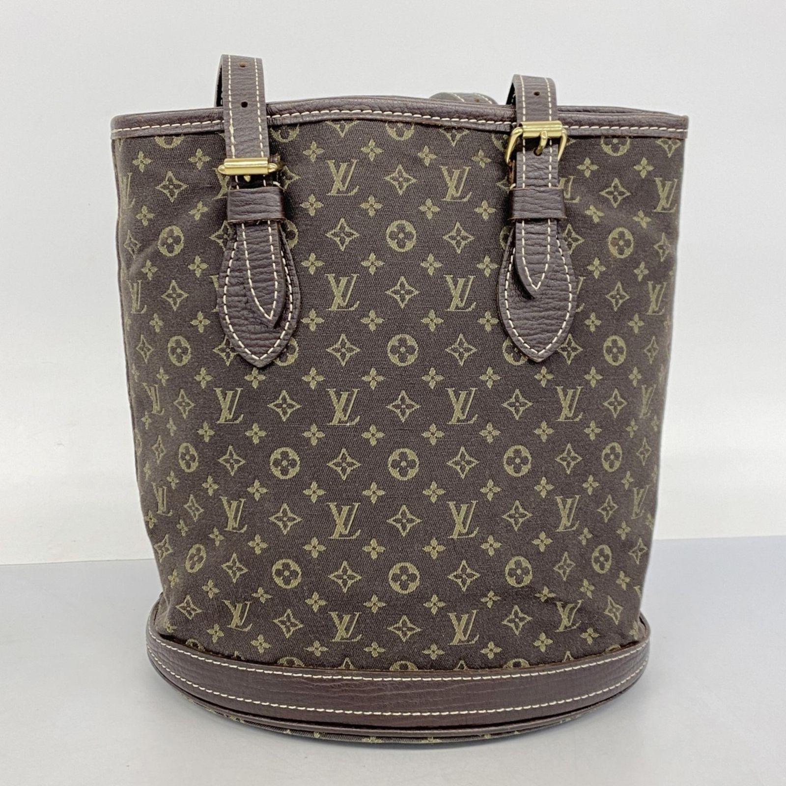 LOUIS VUITTON ルイヴィトン バケット トートバッグ ミニラン 美品 LOUIS VUITTON ○ 美品 バッグ ミニラン バケット ショルダー