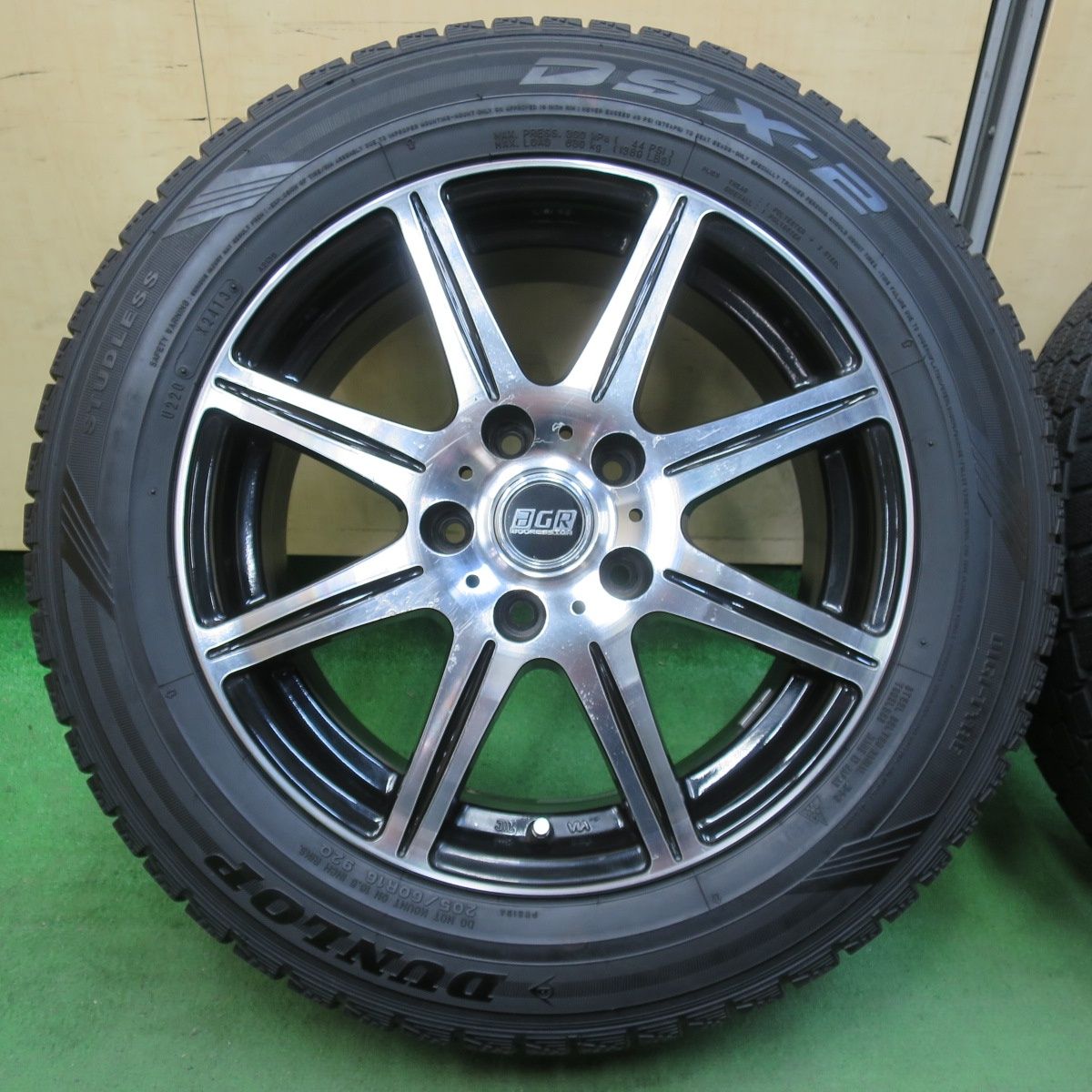 225/70R16 ダンロップSJ7 16 6.5J+38 402056 ダンロップ GRANDTREK SJ7 225⁄60⁄18 バリ山4本セット