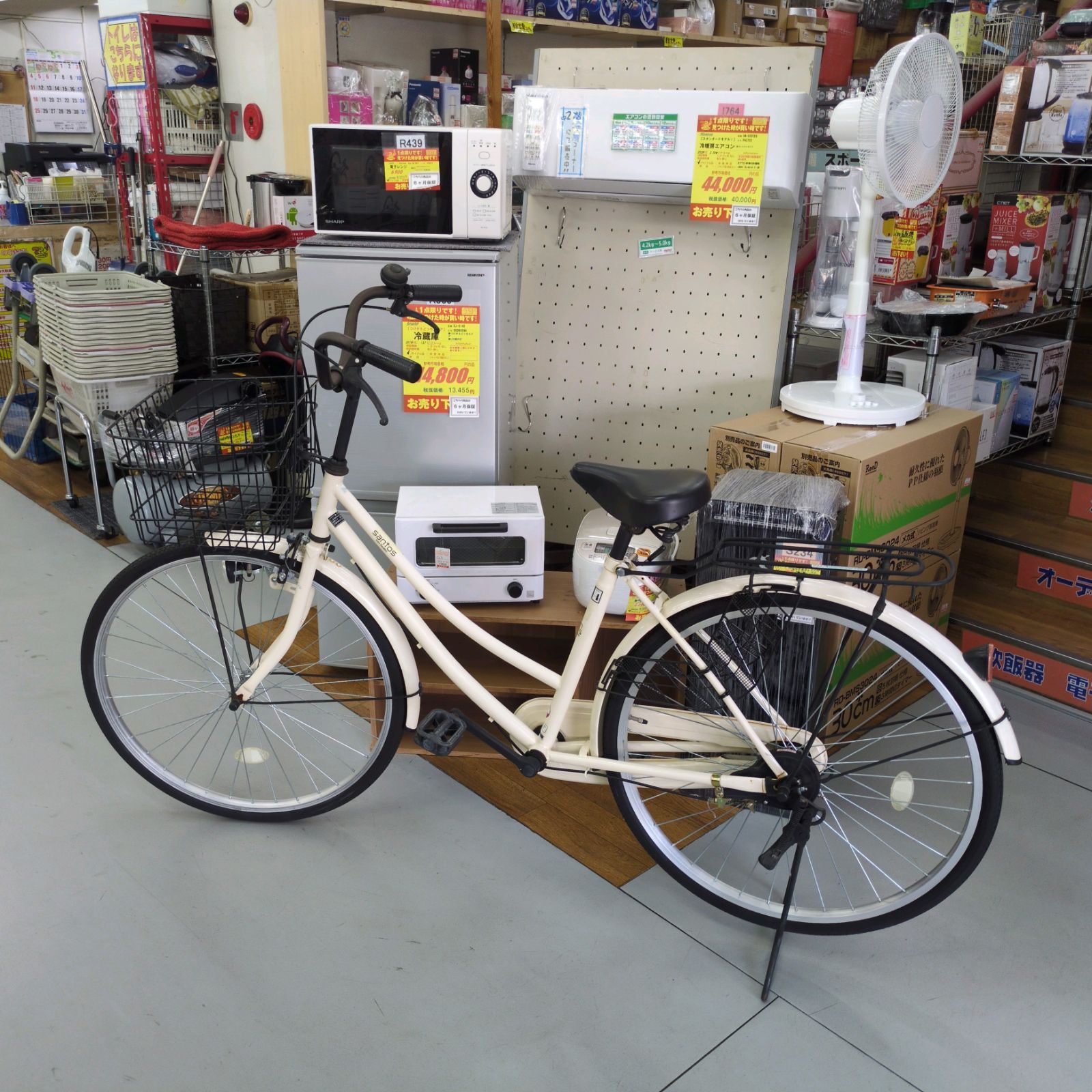 J314 カギ無し サビキズ使用感 普通自転車 santos ダイナモライト 26インチ