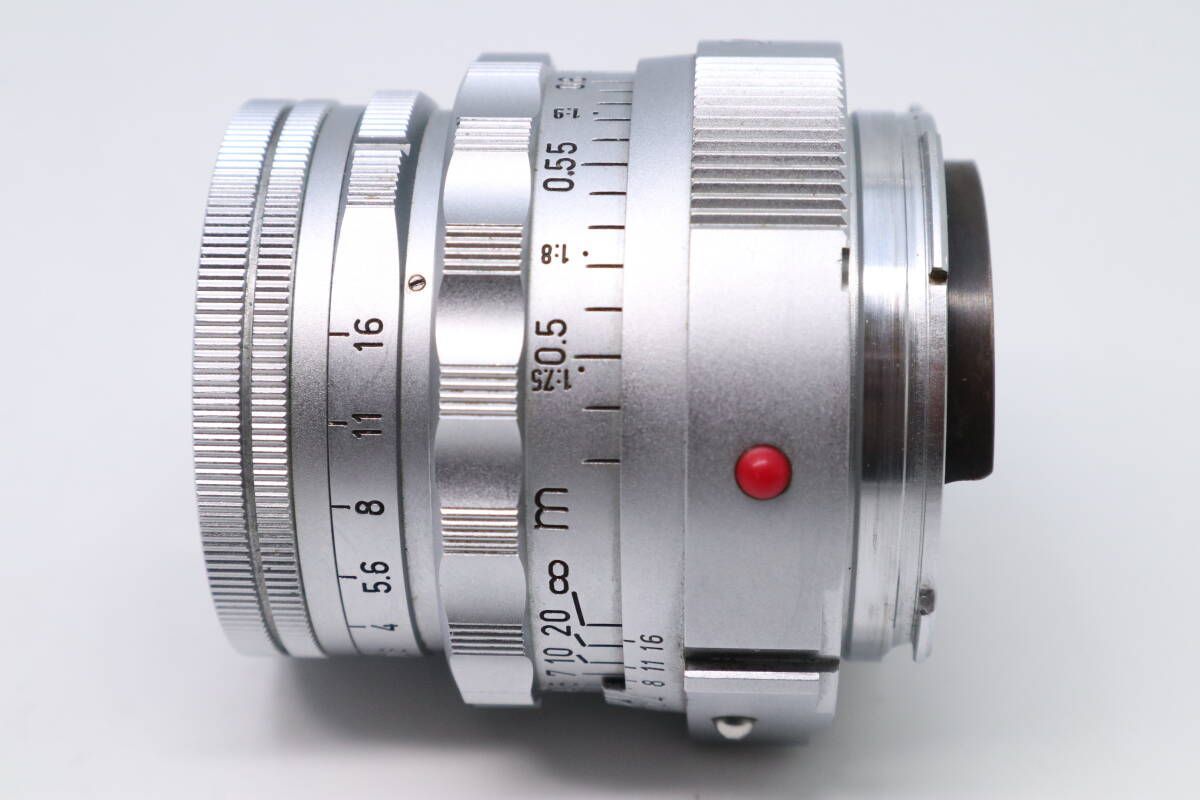 LEICA/ライカ E.Leitz レンズ SUMMICRON 5cm F2 初代・沈胴/Mマウント ズミクロン 空気レンズ § 55A70-16 7277 Ernst Leitz GmbH Summicron 5cm 2 DR Leica ライカ DBP ERNST