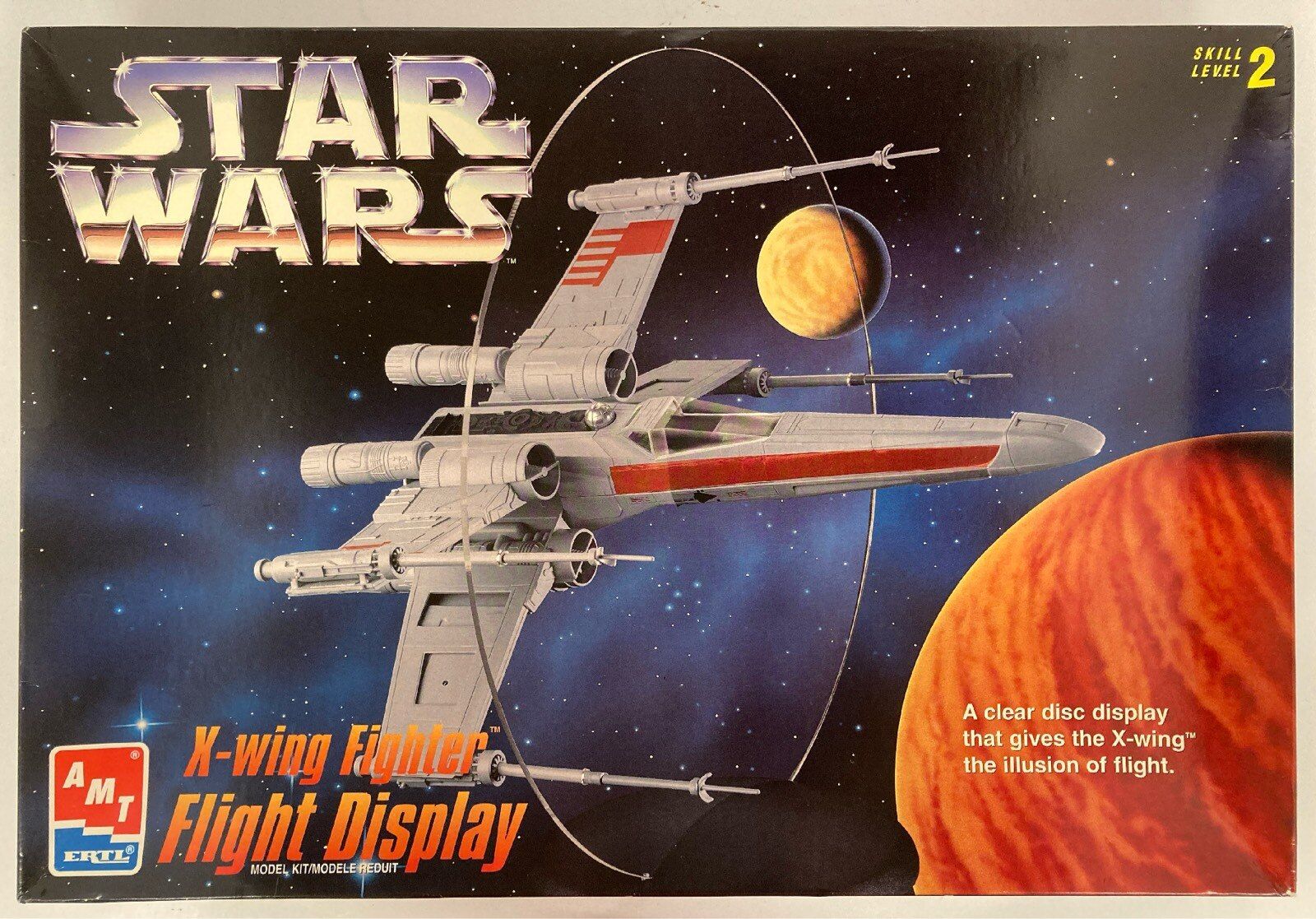 AMT / ERTL MODELKIT X-WING FIGHTER / FLIGHT DISPLAY 8788