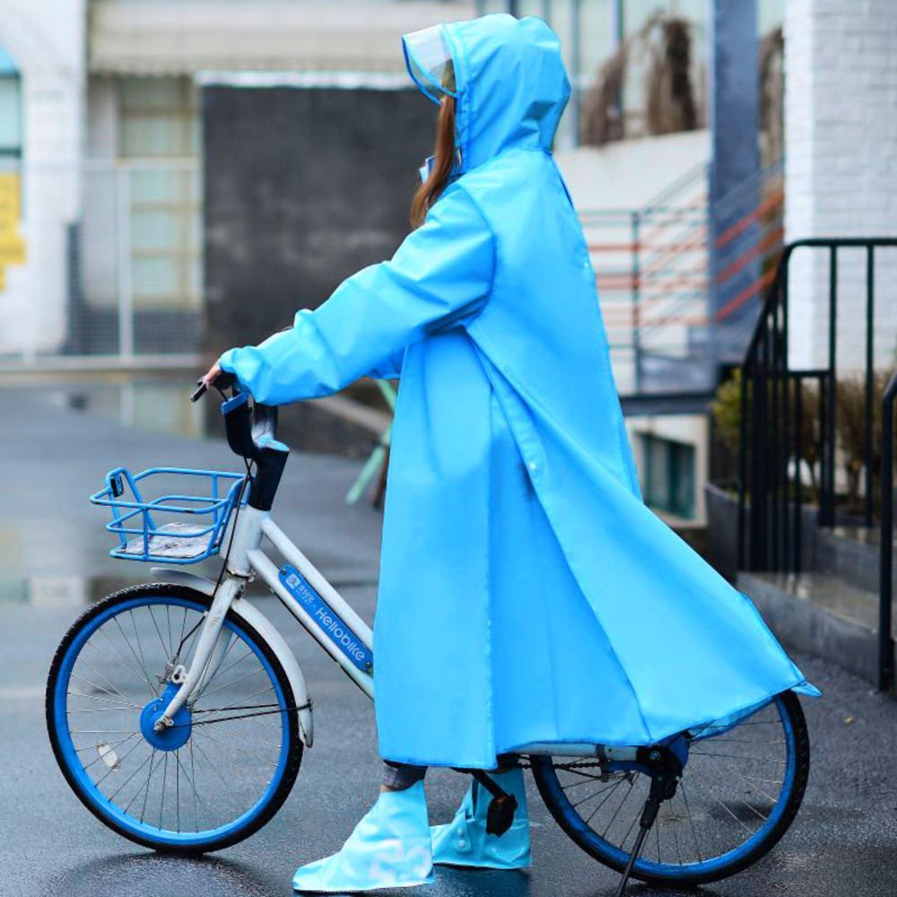 [NeroPoke] レインコート自転車リュック対応雨具カッパレディース メンズ