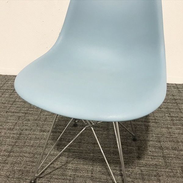 ハーマンミラー サイドシェルチェア イームズ エッフェルベース ブルー