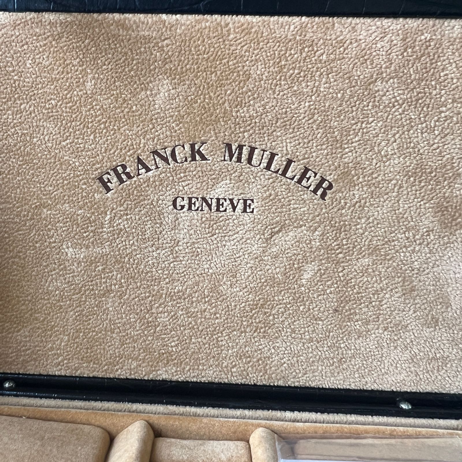 フランクミュラー　FRANCK MULLER 時計　空箱収納ケース　クロコダイル フランクミュラー収納箱 クロコダイル - メルカリ