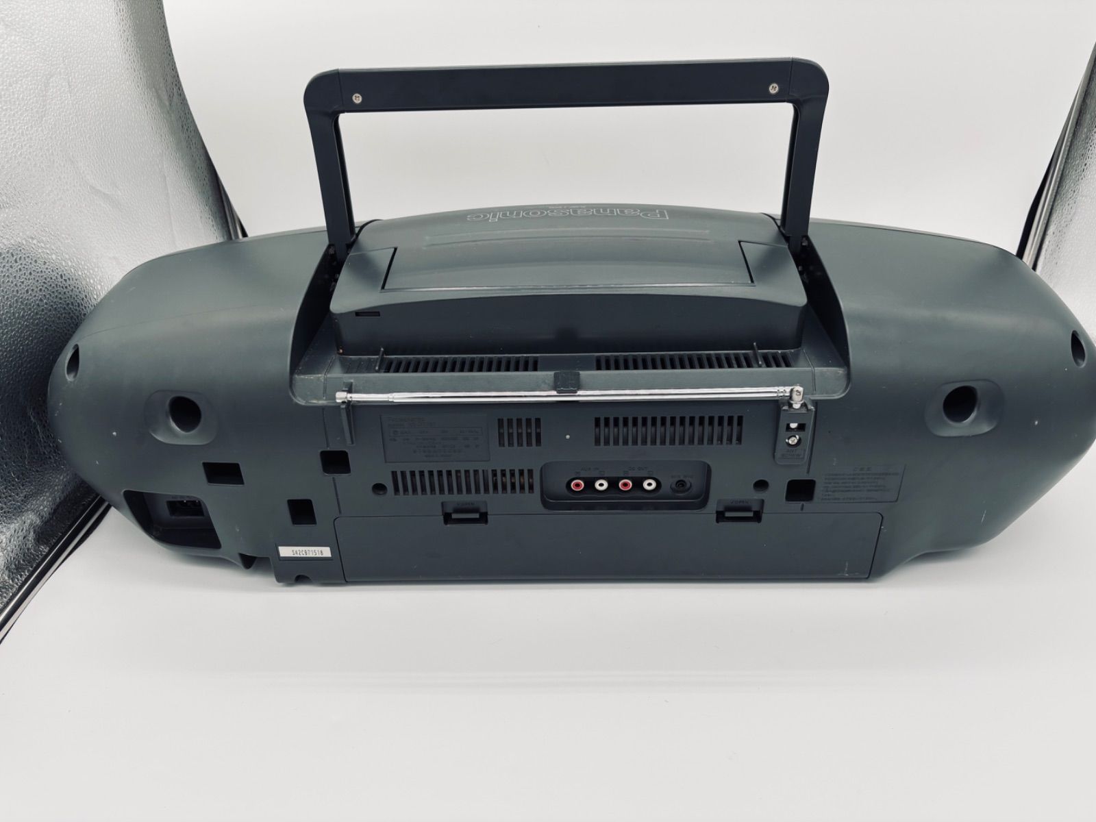 【ジャンク】 Panasonic Bi-AMP 4-DRIVE Panasonic RX-DT707 CD/Headphone Jack/Cassette/Radio Boombox