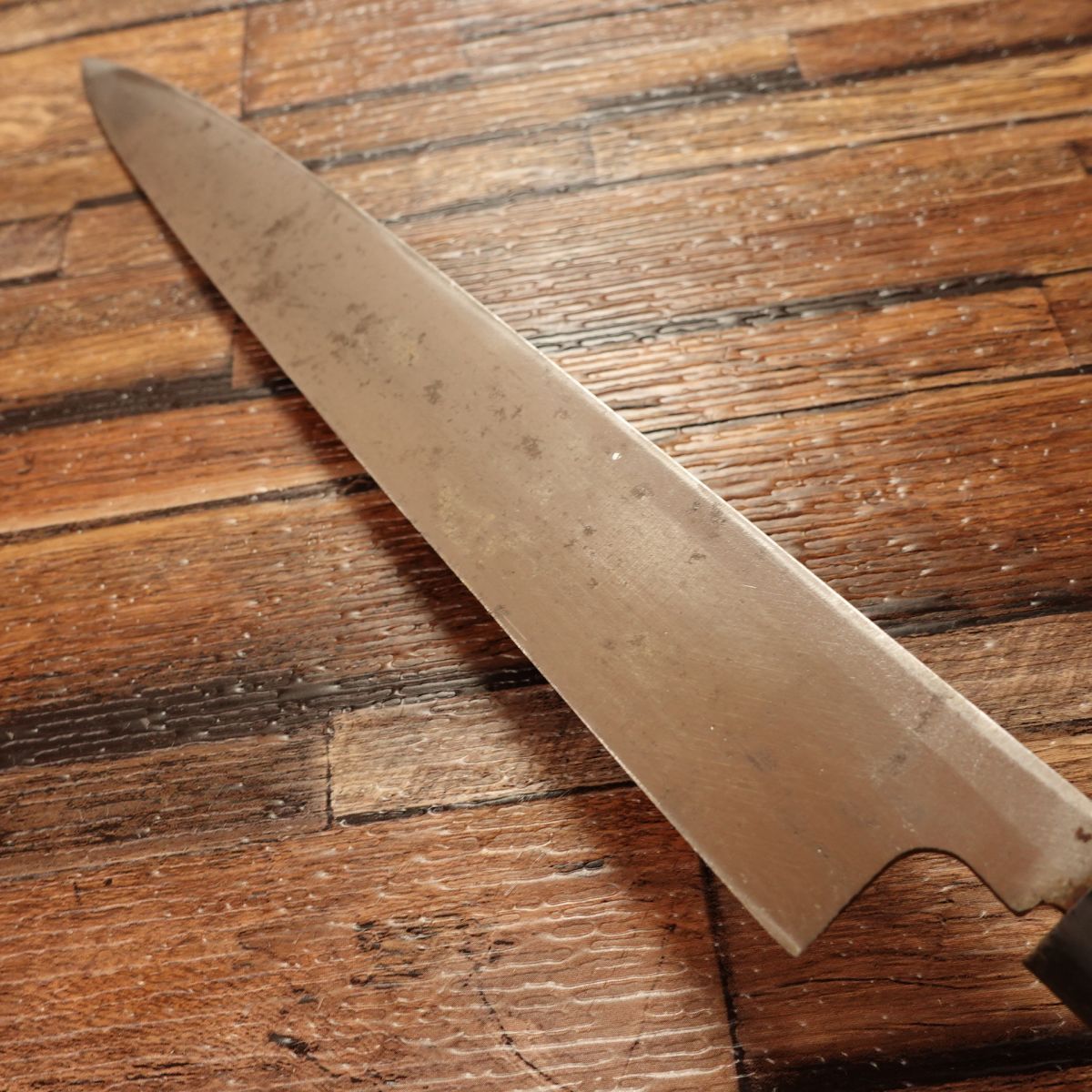 武蔵野木屋 柳刃包丁 研ぎ済み 木屋 柳刃包丁 研ぎ済 木屋義久 ひょうたんロゴ 刺身包丁 240mm - メルカリ