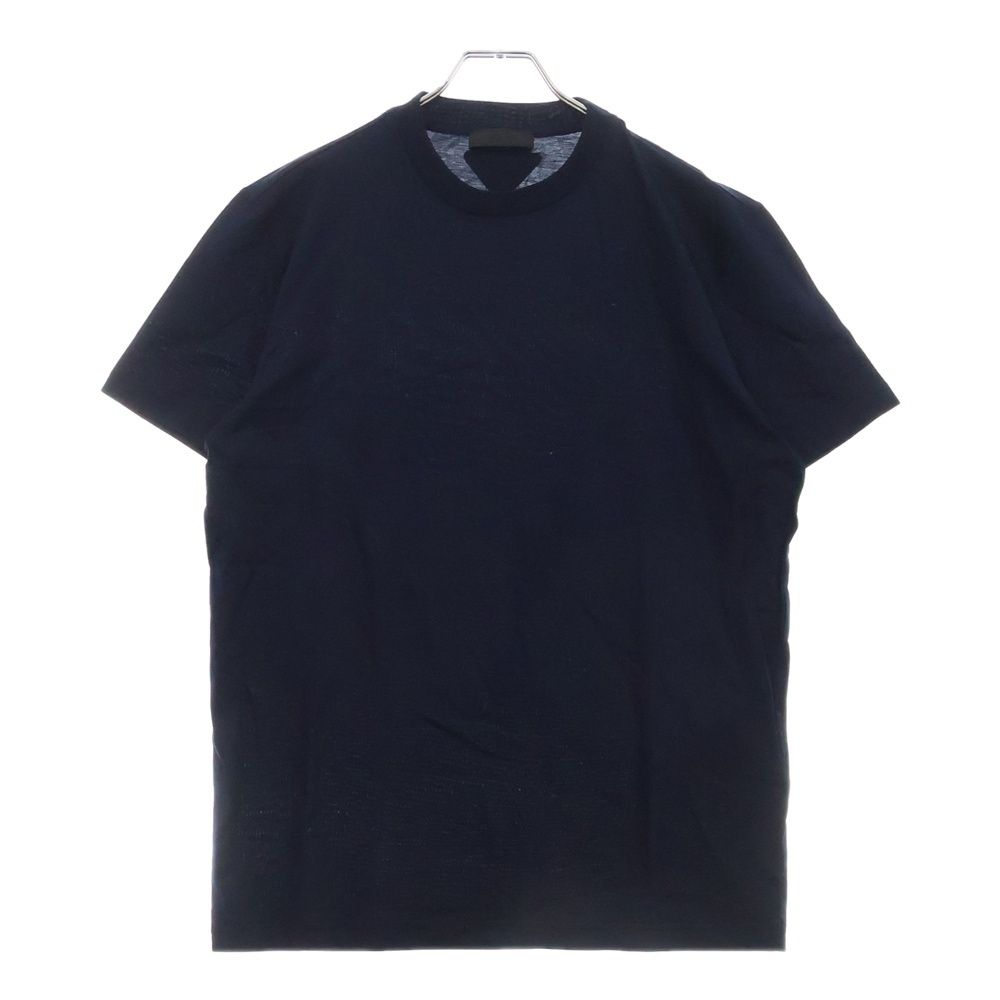 PRADA (プラダ) Cotton Jersey Tee トライアングルロゴパッチ クルー  