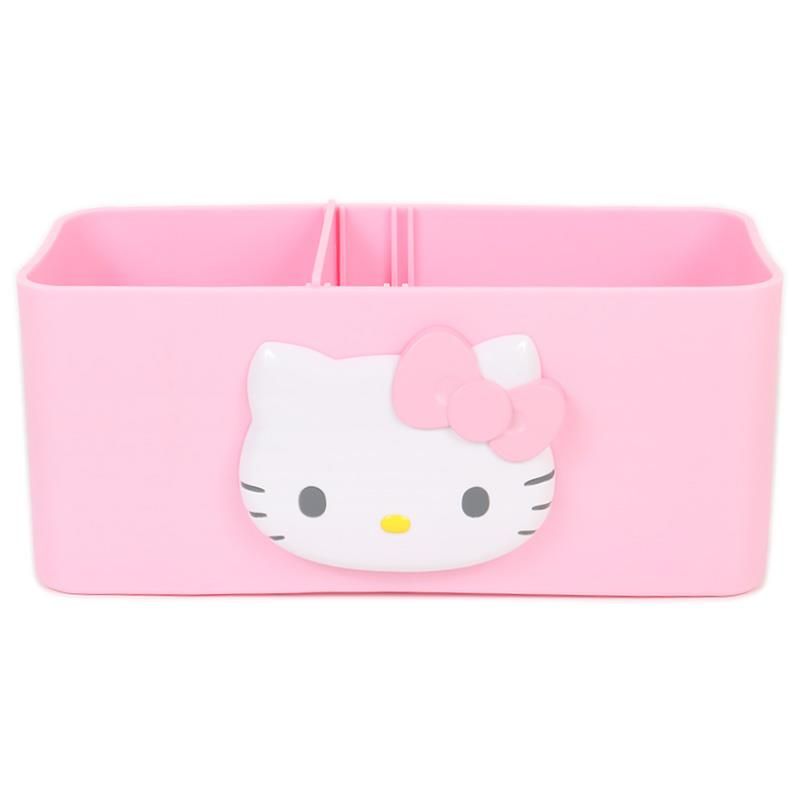 ハローキティ カーバスケット ドリンクホルダー 車内収納 サンリオ