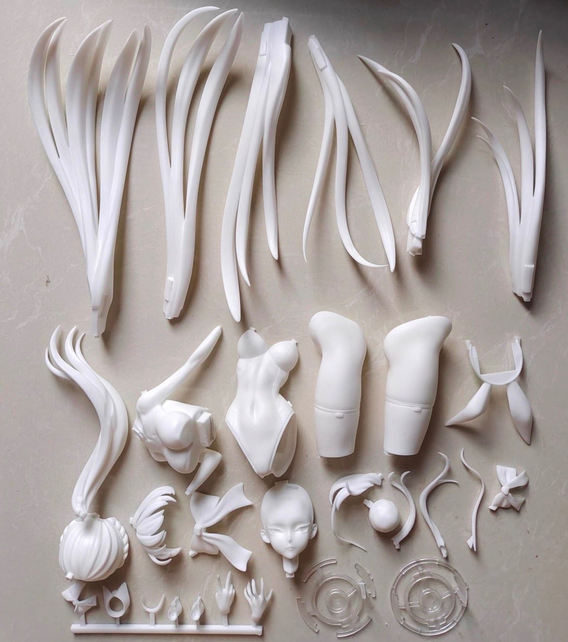 1/4 ガレージキット フィギュア 未塗装 飛鳥馬トキ ブルー