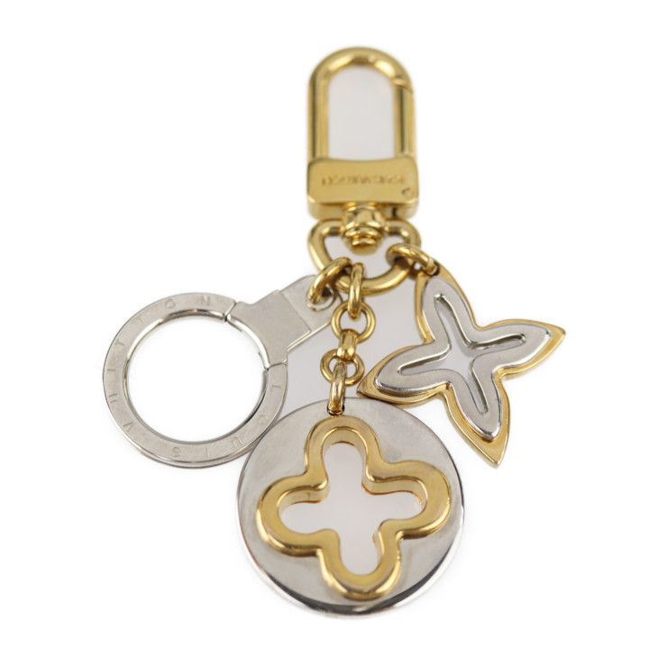 Louis Vuitton ルイヴィトン ゴールド ロゴキーホルダー キーリング LOUIS VUITTON（ルイ・ヴィトン） チャーム LVロゴ レディース