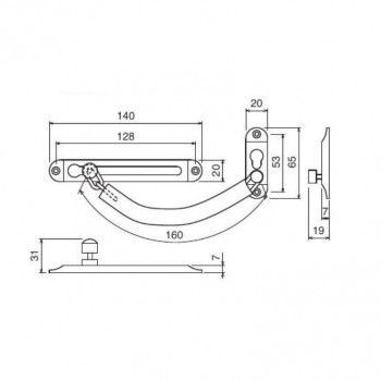 シロクマ アクティドアチェーン クローム NO-2