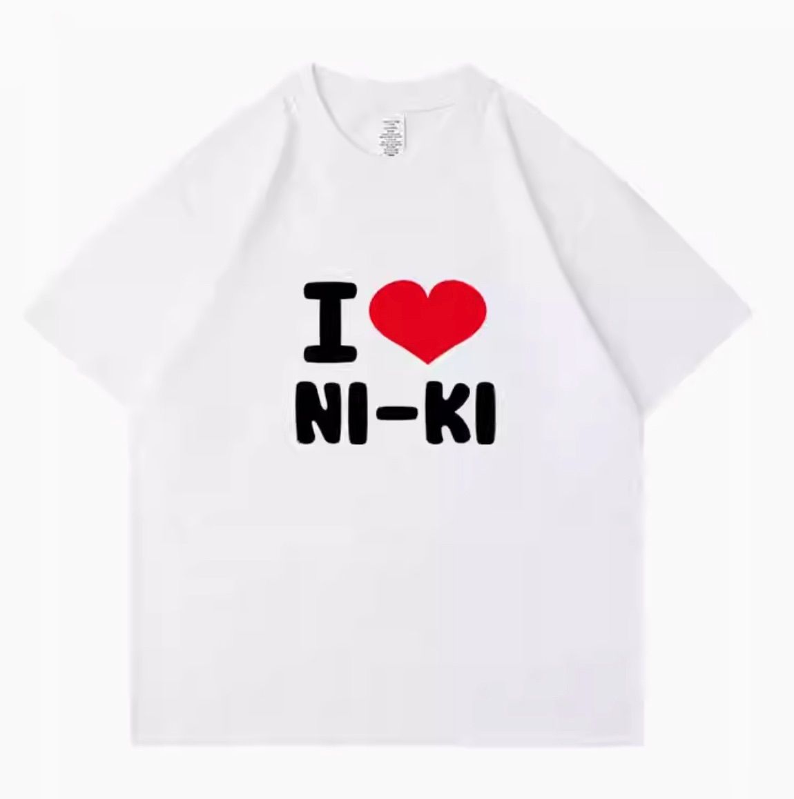 ENHYPEN Tシャツ IF YOU SAY ホワイト A NI-KI NIKI