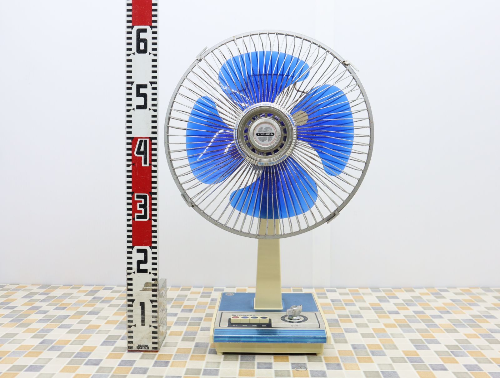 ▽1976年製 昭和51年 アンティーク｜30cm 4枚羽 レトロ 扇風機