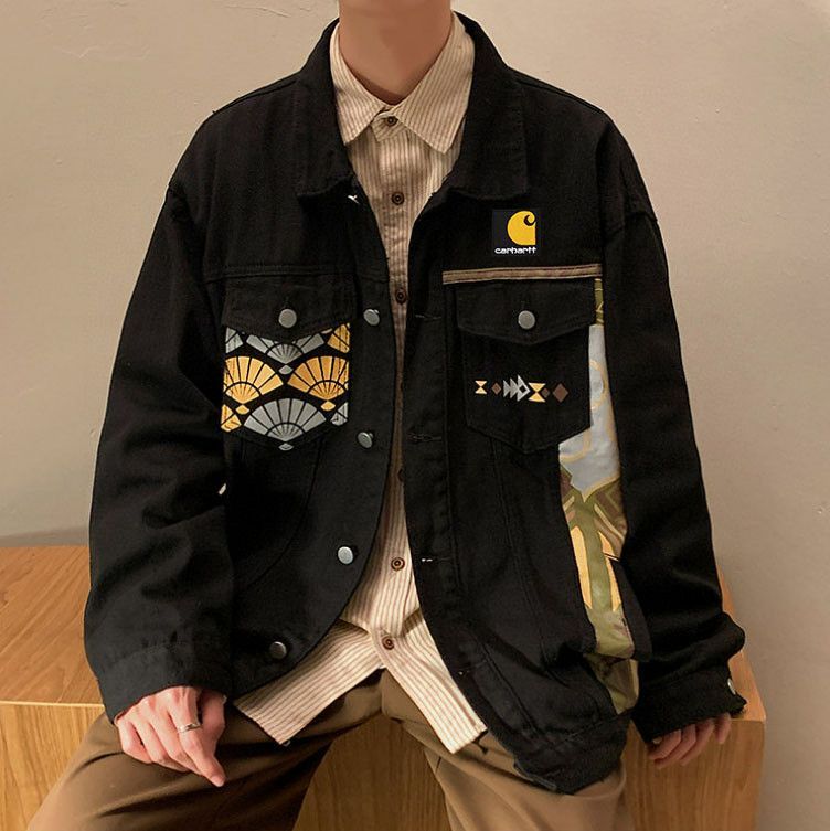 CARHARTT パッチワーク デニムジャケット