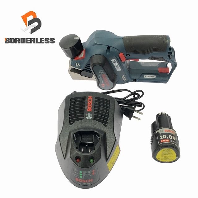 比較的 BOSCH ボッシュ 10.8V コードレスかんな GHO10.8V-20 バッテリー1個 10.8V 2.0Ah 充電器付き 電動かんな 101327