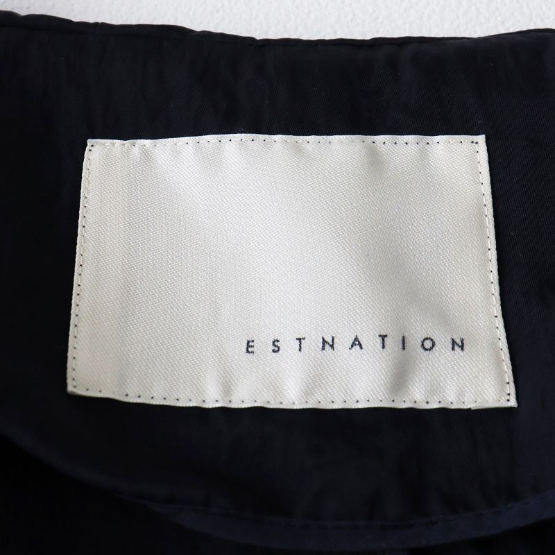 エストネーション ESTNATION 定価4.1万 ナイロンタフタフーデット