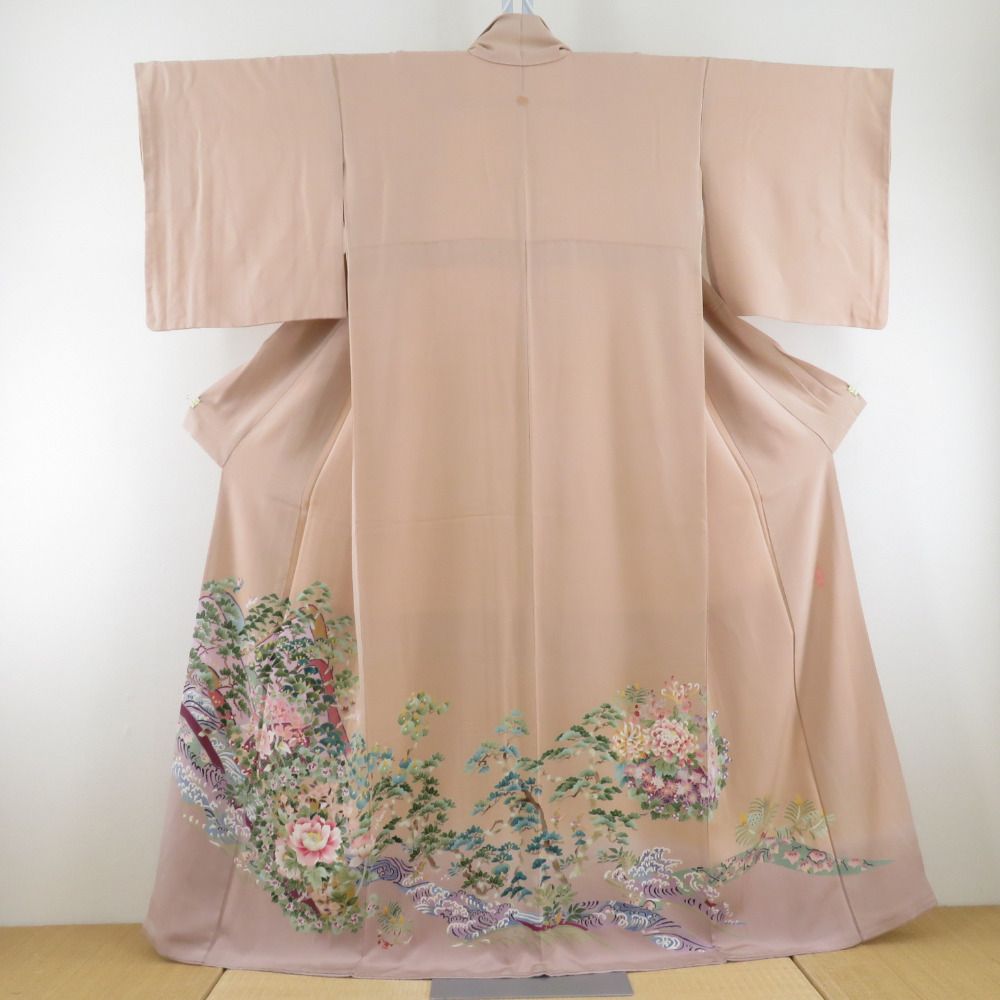 訪問着 千總【中古】 (色留袖 身丈154.5cm 裄丈66cm M 袷 千總 訪問着 千總【中古】 (色留袖 身丈154.5cm 裄丈66cm M 袷 千總