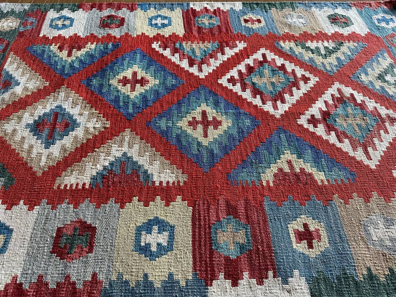 158×103】イラン直輸入☆シーラーズ産キリム・KILIM□2995-24-H - メルカリ