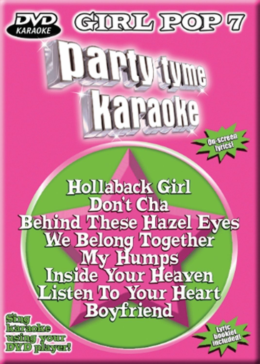 Party Tyme Karaoke: Dvd Girl Pop 7