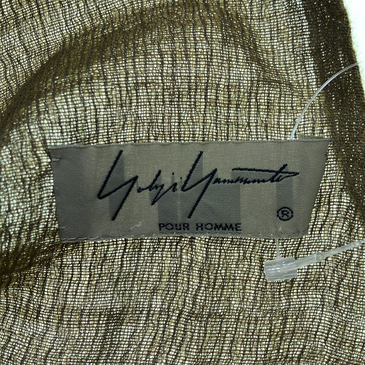 Yohji Yamamoto POUR HOMME ヨウジヤマモト プールオム 大判