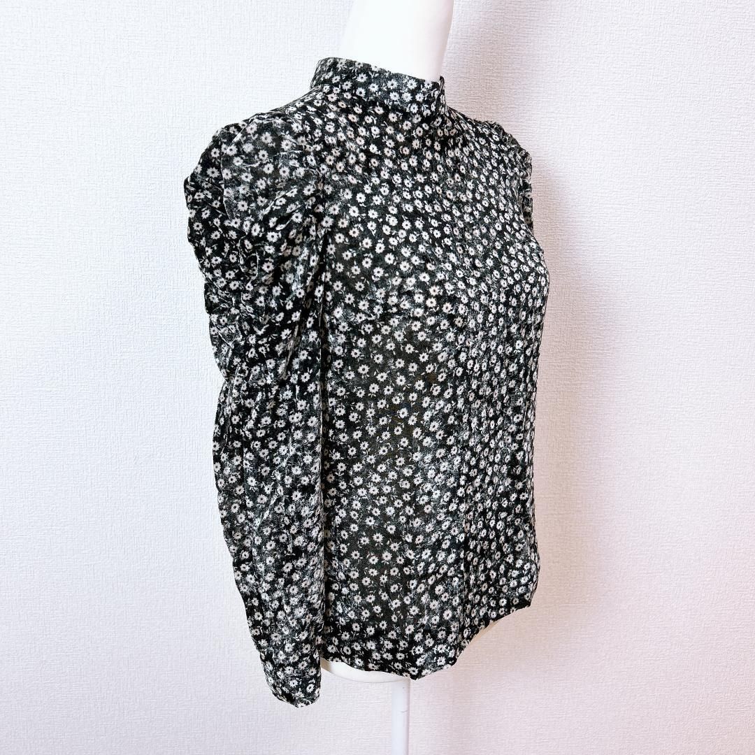 新ブランドも続々入荷中。 ♥タグ付き ルルウィルビー ベロア プルオーバーブラウス 花柄 実用的な