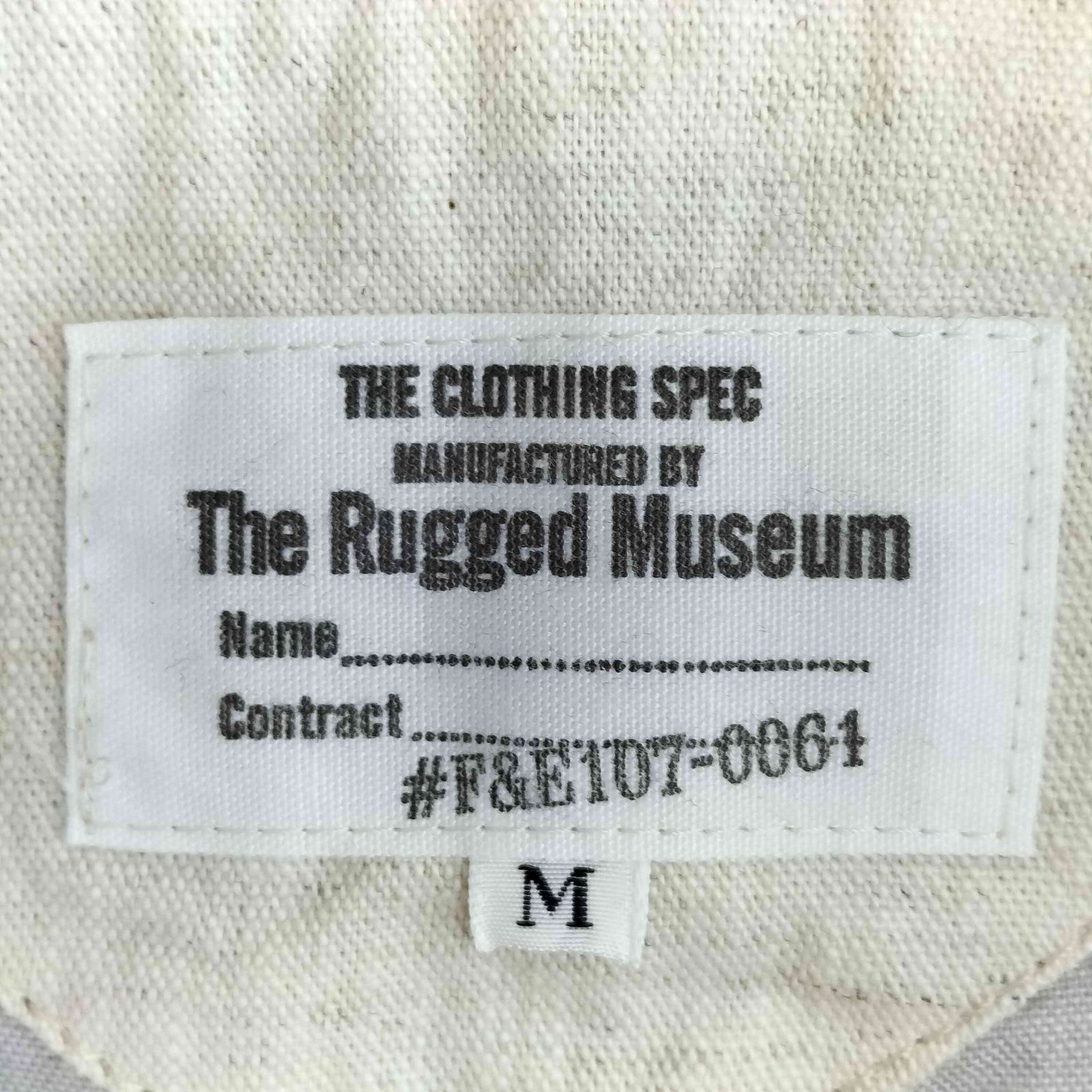 ラギッド ミュージアム THE RUGGED MUSEUM バックルバック コットン 