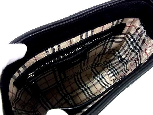 □新品□未使用□ BURBERRY バーバリー レザー ショルダーバッグ