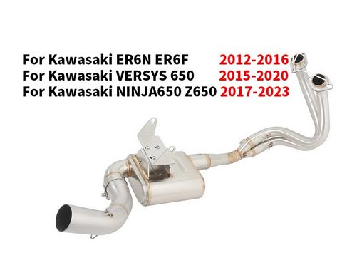JT NINJA 650 Z650 RE6N ER6F ヘッダーパイプ 受注製造