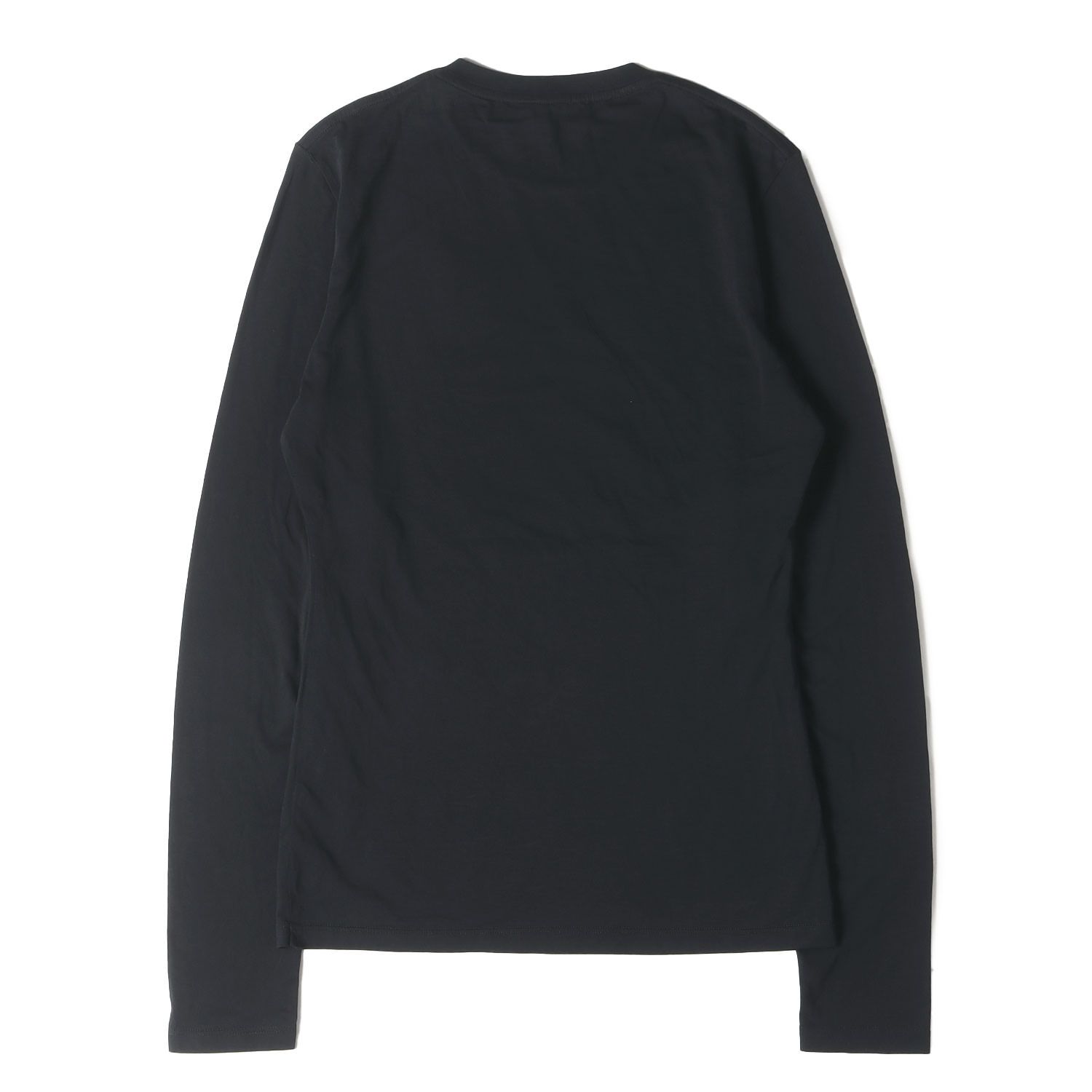 Yves Saint Laurent 黒 長袖カットソー Yves Saint Laurent イヴサンローラン Tシャツ ブラック 黒 サイズ:XS