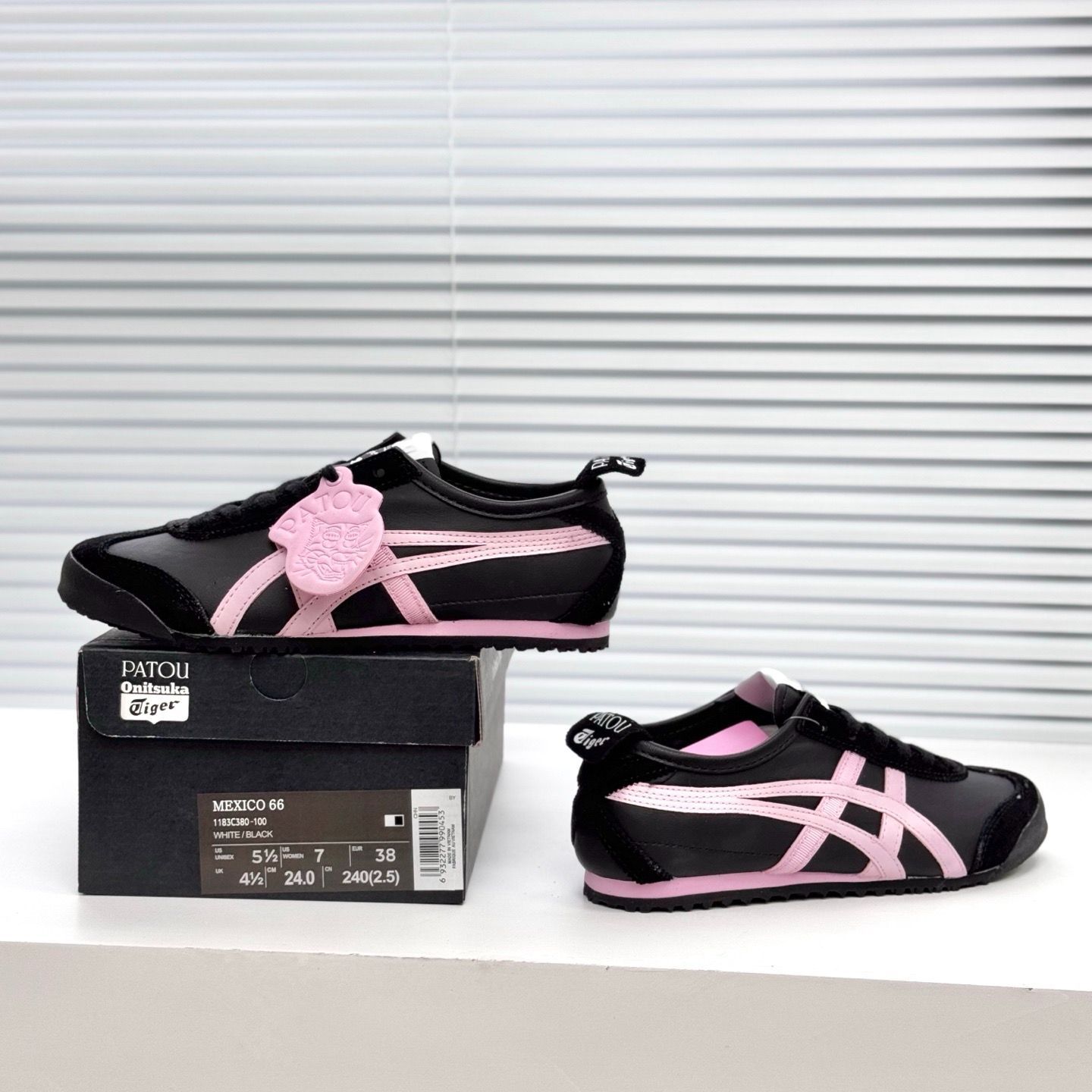 国内即発【Onitsuka Tiger】MEXICO 66 メキシコ ピンク ブラック Onitsuka Tiger Mexico 66 パトゥ オニツカタイガー メキシコ66