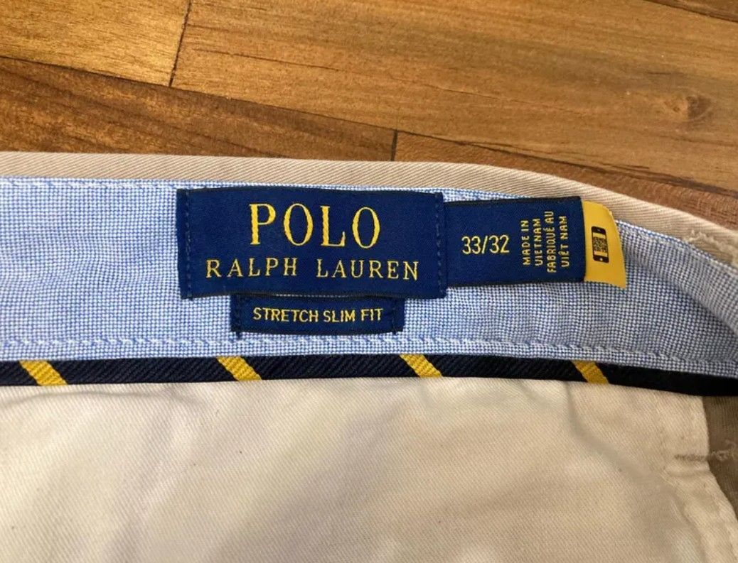  チノパン ラルフ ポロラルフローレン リメイク カスタム リペア ベージュ メンズ パンツ W 33 チノパン パンツ