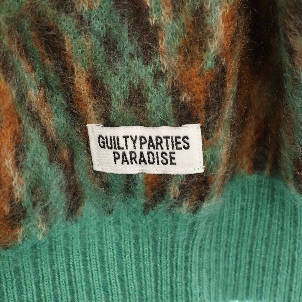 WACKO MARIA (ワコマリア) 22AW LEOPARD HEAVY MOHAIR CARDIGAN