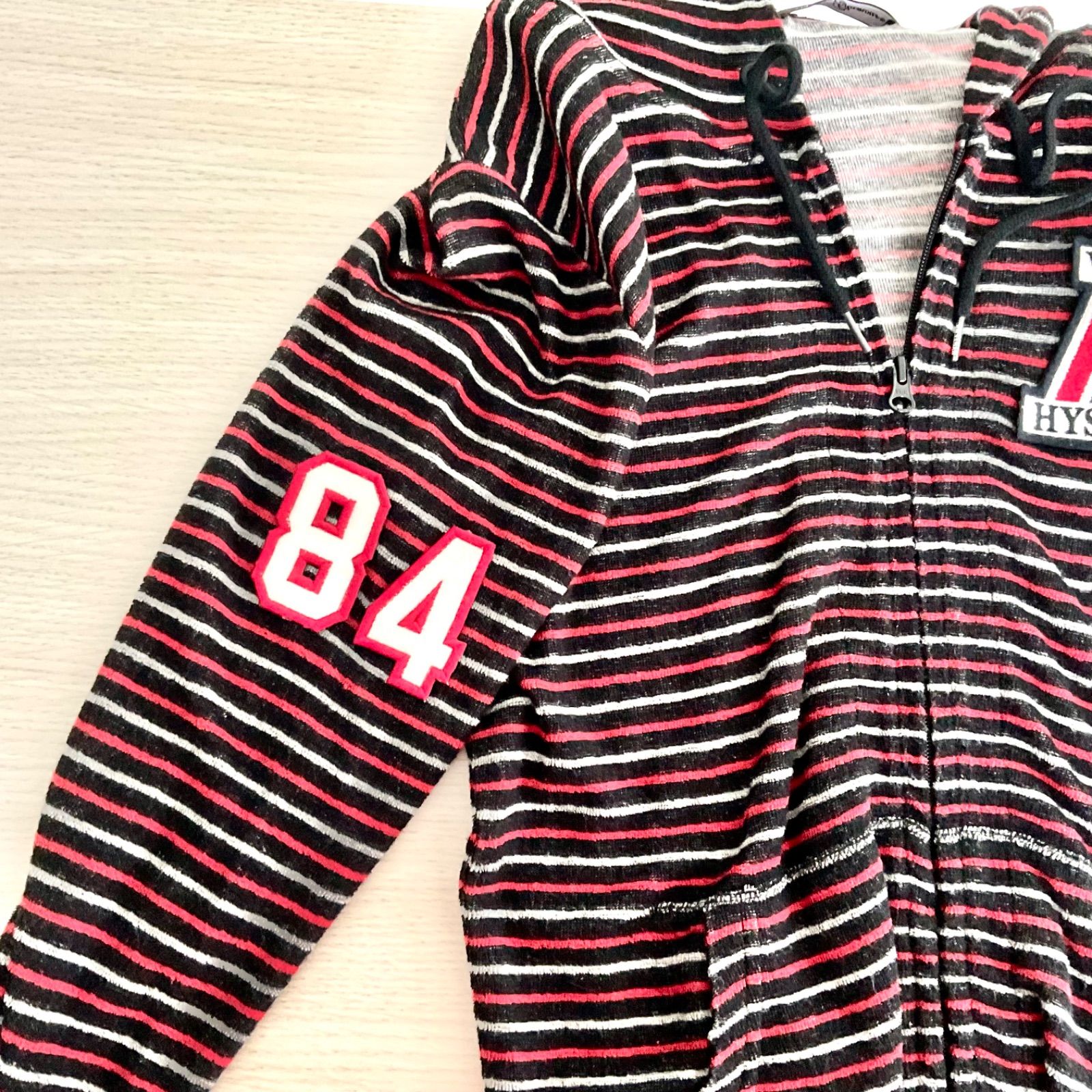【未使用】hystericglamour ヒステリックグラマーボーダーパーカー 中古・古着通販】Hysteric Glamour (ヒステリックグラマー