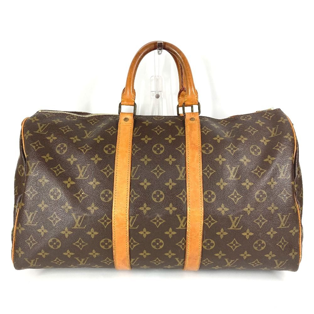 LOUIS VUITTON ルイヴィトン ボストンバッグ キーポル45 M41428 モノグラムキャンバス ブラウン