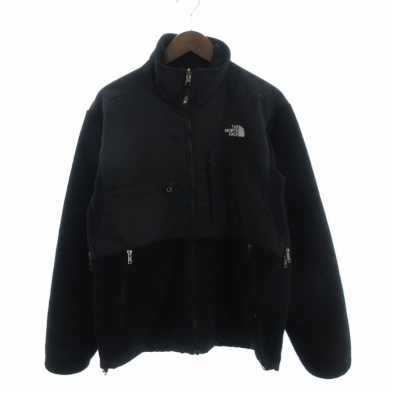 USA製 90s THE NORTH FACE Zip-Up Fleece Jacket 赤青 L ノース