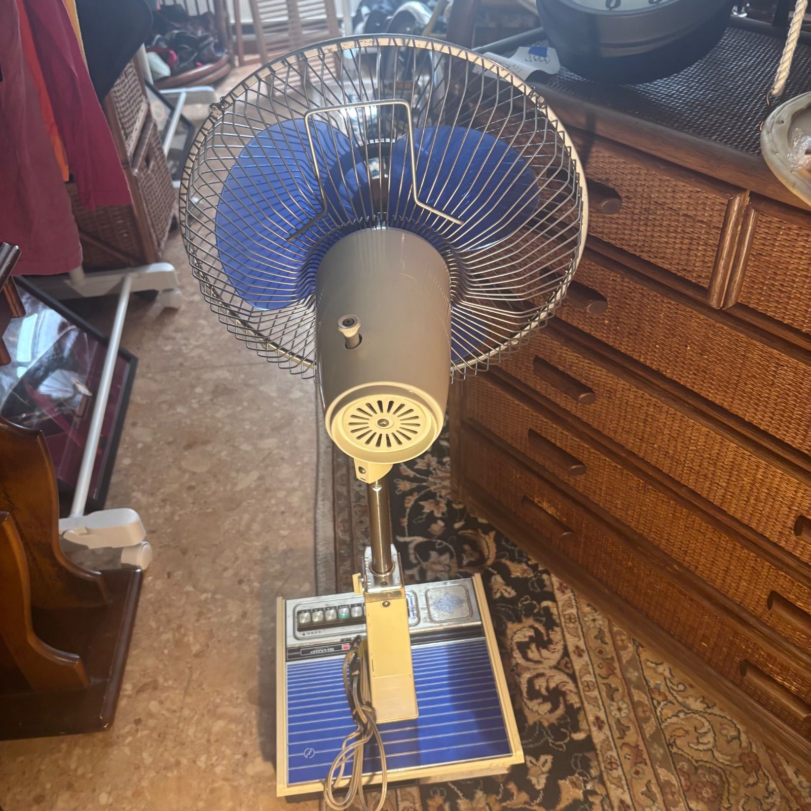 レトロな扇風機　SHARP  DESK FAN  シャープ　ヴィンテージ扇風機 レトロ/SHARP】扇風機 シャープ 昭和レトロ ヴィンテージ