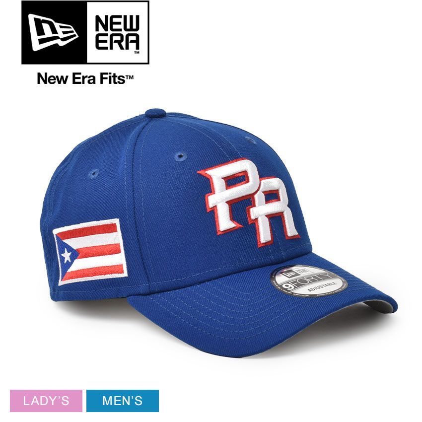 ニューエラ 帽子 60358260 レディース メンズ 9FORTY PUERTO RICO WBC 2023 NEW ERA カラー:ブルー 品番：26120218